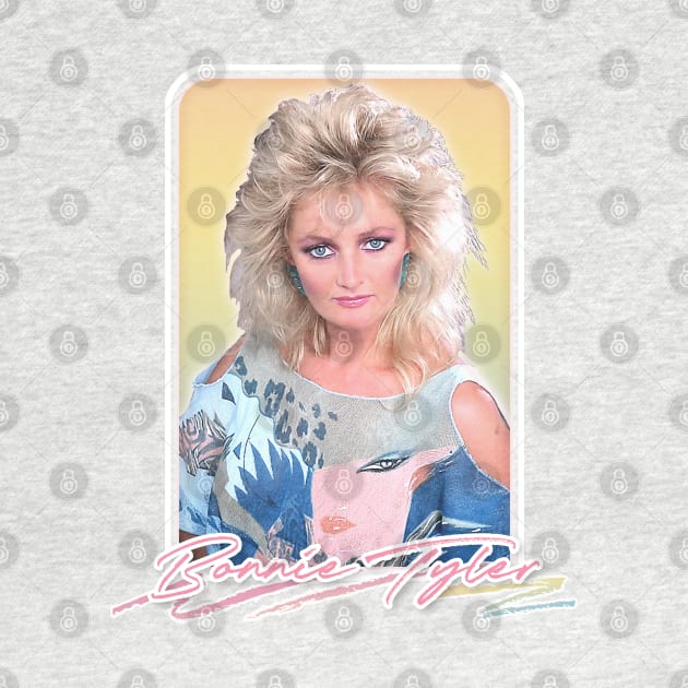 Bonnie Tyler // 80s Aesthetic Fan Art Design by DankFutura